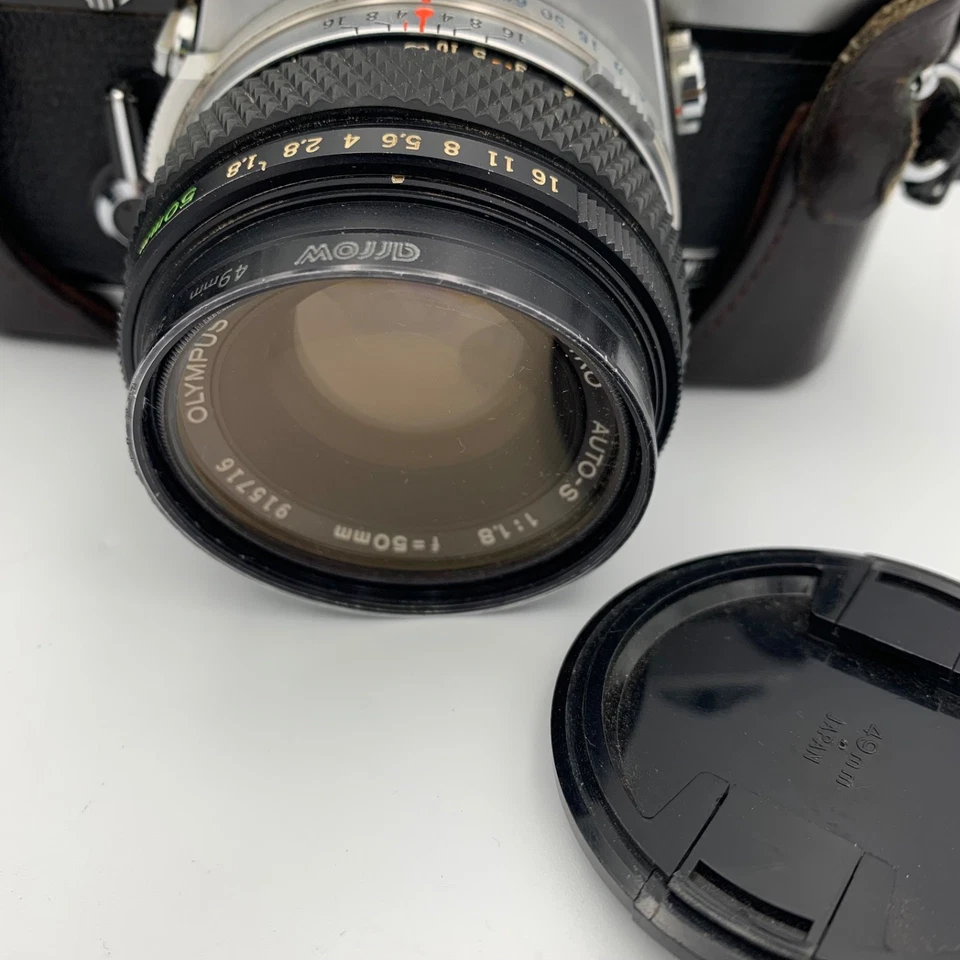 1974 Olympus OM-1 MD 35mm Film Camera bundle in excellent pre-owned condition - Image 2 of 4