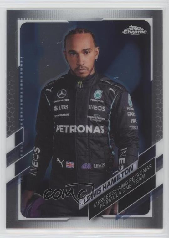 2021 Topps Chrome Formula 1 F1 Racers Lewis Hamilton #1 0p70