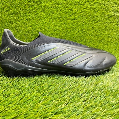 Adidas Copa Pure III Elite Laceless FG Mens Size 11 Black Running Soccer Cleats