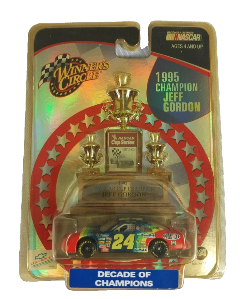 Jeff Gordon #24 NASCAR Champion Bundle – Diecast Cars, Keychain, - Image 3 of 4