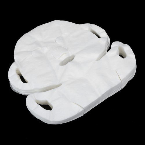 100Pcs Usa E Getta Maschera Viso Carta Cotone Fai-da-te Viso Cura Della Pelle Ac - Foto 6 di 12