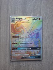 Pokémon Flygon GX (256/236) Cosmic Eclipse Rainbow Rare 