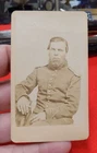ANTIQUE CIVIL WAR ARTILLERY SOLDIER CDV PHOTOGRAPH BOSTON MASSACHUSETTS