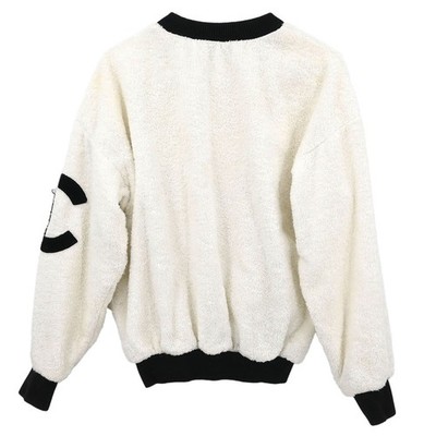 Chanel Sweater Top White 116081 | eBay