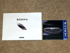 2 x MAZDA XEDOS 6 Sales Brochures c1992-96 - Near Mint Condition