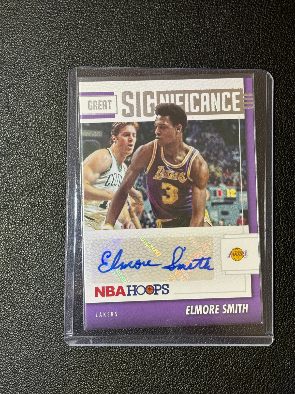 2021-22 Panini NBA Hoops Elmore Smith Great SIGnificance Auto #GS-ESM LA Lakers