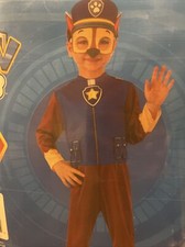 New Chase Paw Patrol Halloween Costume dress up childs size Xs 3-4