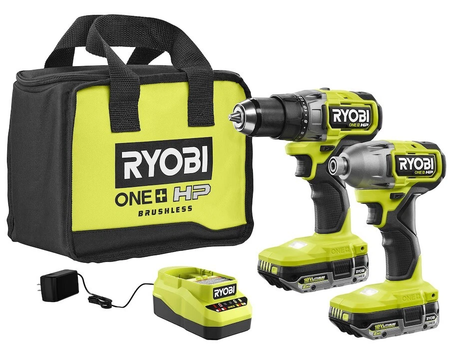 RYOBI 18V ONE+ 2-Tool Kit