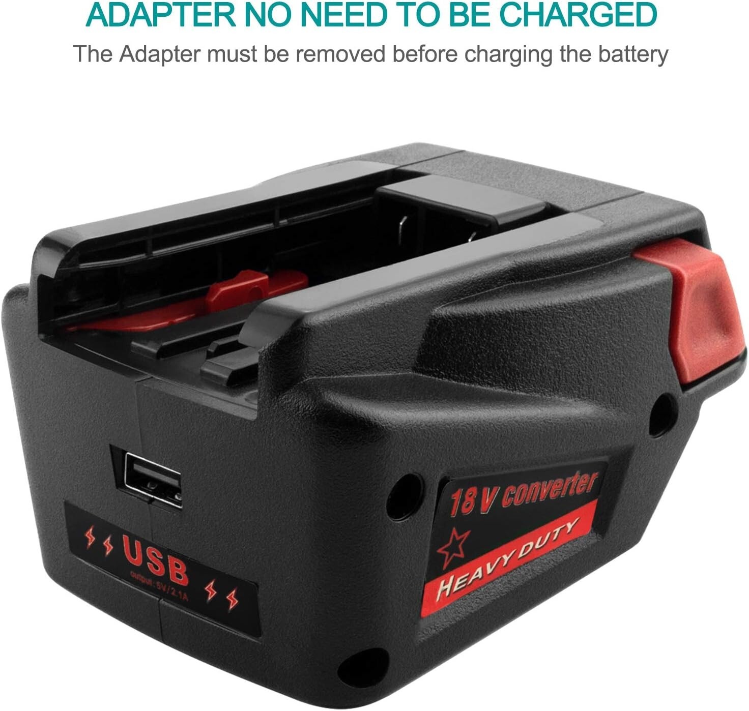 Adapter Compatible with Milwaukee M18 18V Battery to for Milwaukee V18