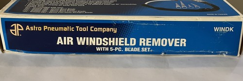 NOS Astro Pneumatic Tool Co. Windk Luft Scheibenentferner mit Schlauchpeitsche & 5 Klingen Posten - Bild 14 von 14