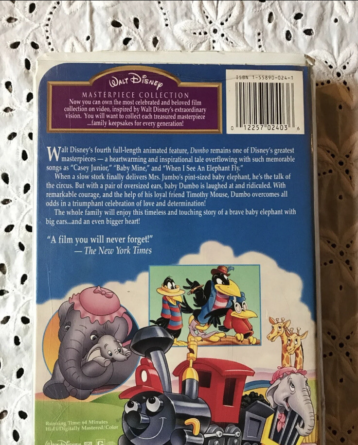 Dumbo (VHS) eBay