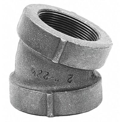 Anvil 0300030400 Fnpt, Cast Iron 22-1/2 Degree Elbow, Class 125