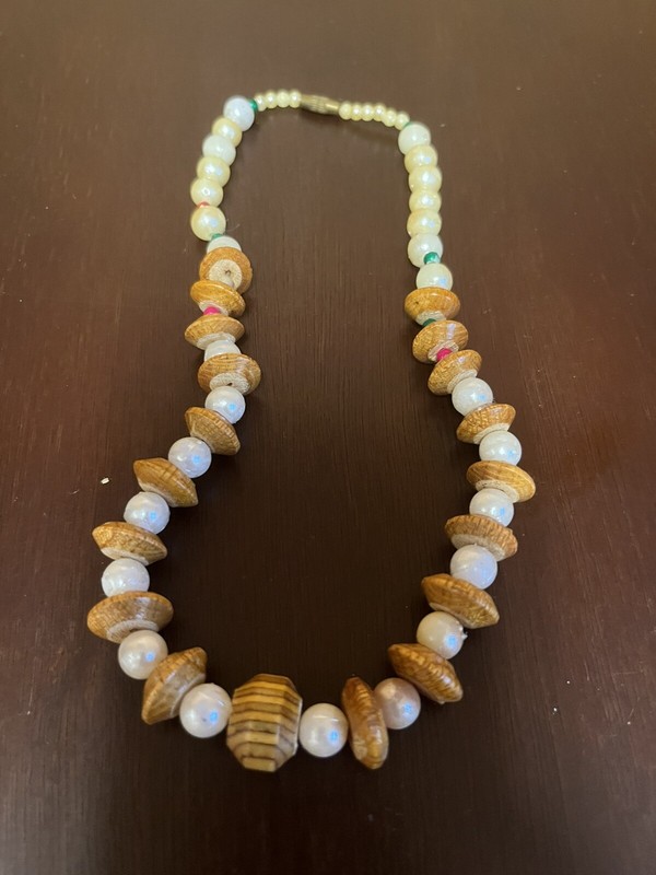 Maasai Market African Kenya Handmade Jewelry Masai Beads Seeds Necklace.