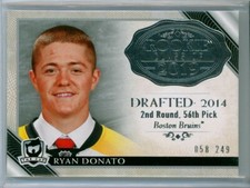  2018-19 The Cup Rookie Class of 2019 #DO Ryan Donato RC /249 - Seattle Kraken