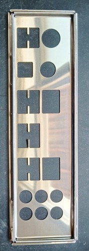 I/O Shield For Asus P6T7 WS Revolution Chassis block Motherboard Backplate IO - Afbeelding 3 van 4