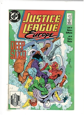Justice League Europe #2 VF 8.0 DC Comics 1989 Flash