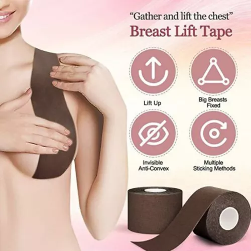 Boob Tape Bra, Breast Lift Tape for Contour Lift & Fashion Invisible Push Up Bra - Picture 2 of 31