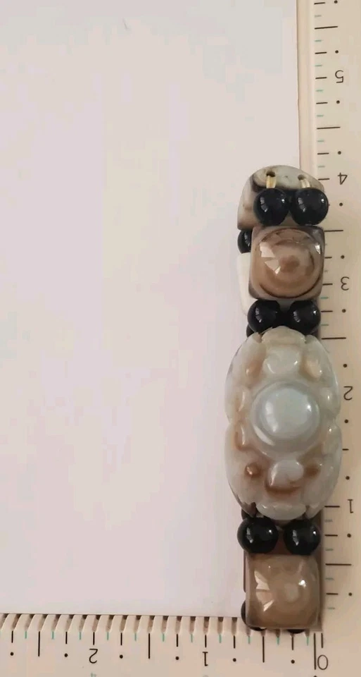 Pulsera elástica de ágata Heaven Eye Foto 4 de 4