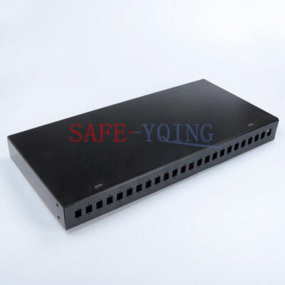 24 Core No Adapter Pigtail Fiber Optical Patch Panel Fiber Optic Terminal Box #W