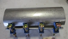 Stainless Pipe Repair Clamp 4" (4.50 OD) x 12" Long | 4-Bolt | Smith-Blair 245