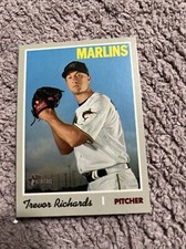 2019 Topps Heritage High Number #612 Trevor Richards Miami Marlins