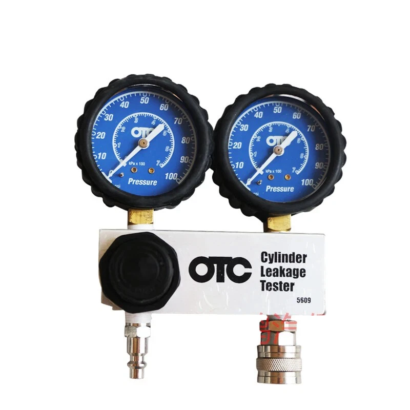Dual 2-1/2" Gauges Cylinder Leakage Down Tester Kit OTC 5609C Leakdown Tester - Image 4 of 4