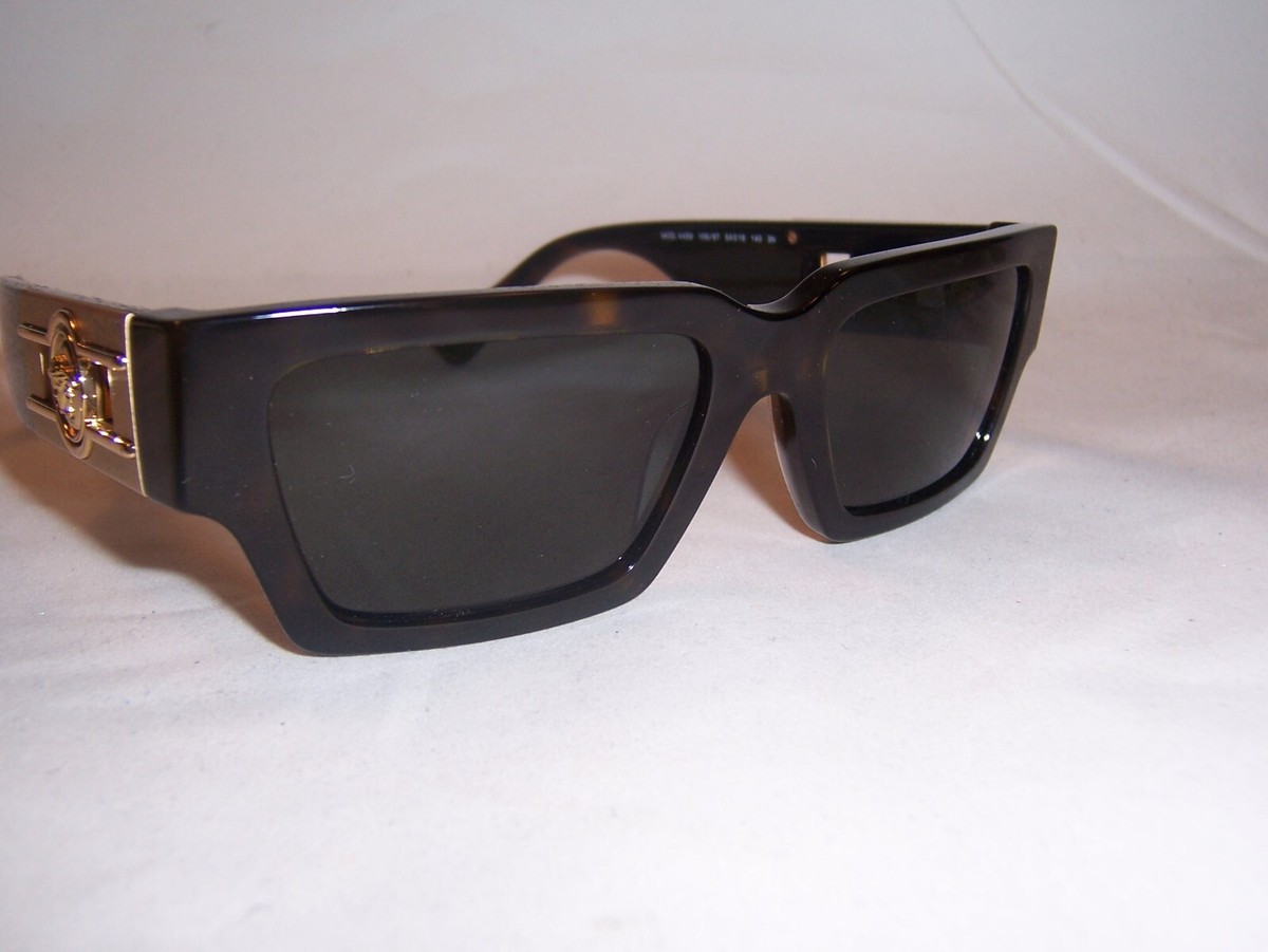 NEW VERSACE SUNGLASSES VE 4459 108/87 HAVANA/GRAY 54MM  display picture 1