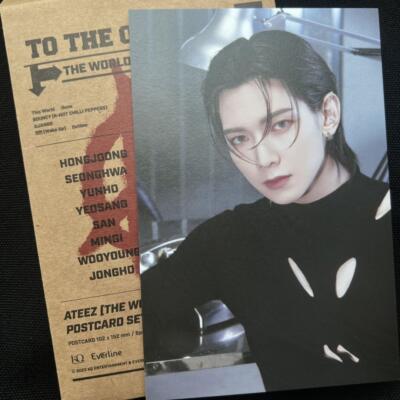 ATEEZ everline popup トレカ ATEEZ OUTLAW Everline Offline POPUP Benefit Stamp Rally