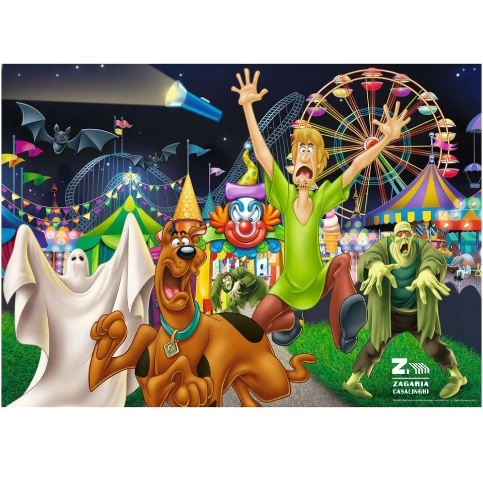 PUZZLE SCOOBY DOO 60 PZ LA FUGA DAGLI ZOMBIE BAMBINI 4+ ANNI RAVENSBURGER - Immagine 2 di 2