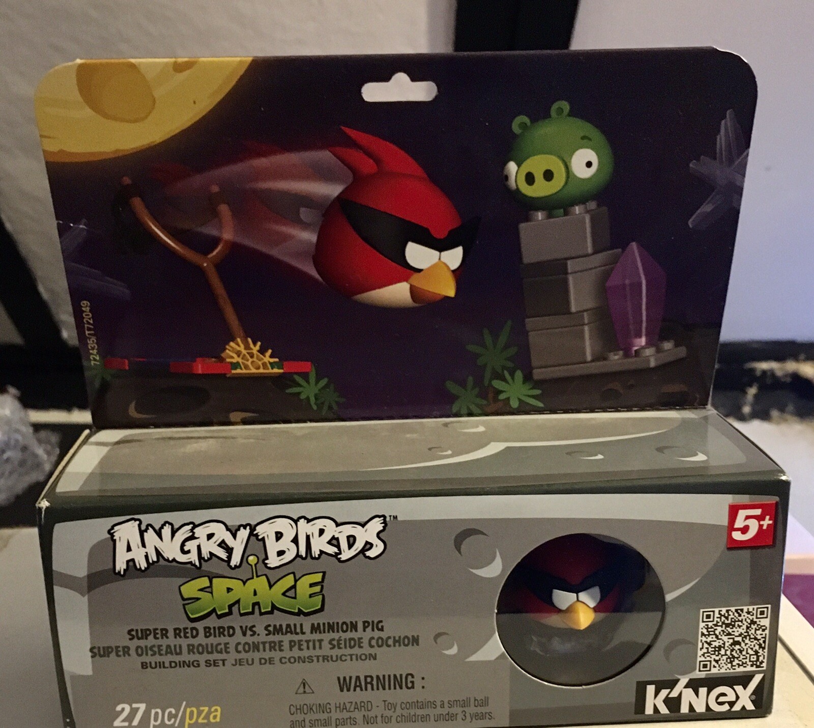 Knex: ANGRY BIRDS SPACE: Super Red Bird V Small Minion Pig (72435/T72049) - Picture 8 of 8