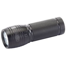 Image of Draper LED Aluminium Hand Torch (3 x AAA Batteries Required)