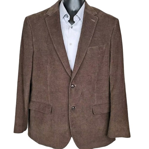Dockers Sport Coat Jacket Mens 44L Brown Corduroy - Picture 2 of 11