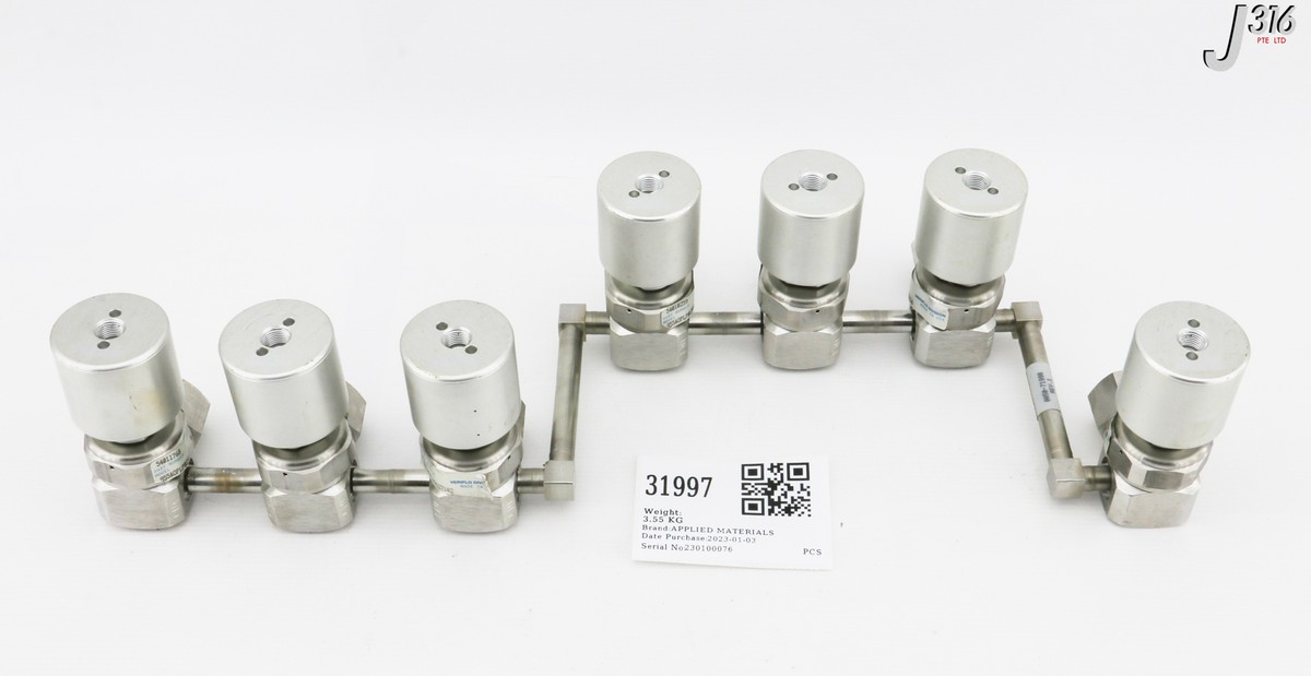 31997 APPLIED MATERIALS 7-WAY VALVE ASSY, 7 VALVE 0050-71998 | eBay