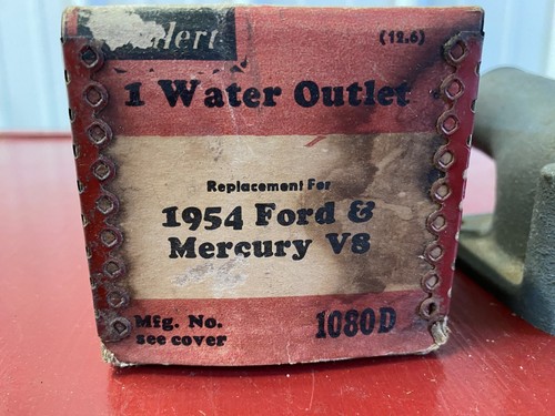 NORS WOHLERT WATER OUTLET FITS 1954 FORD MERCURY V8 - Picture 3 of 8