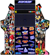 Grafica Cabinato Arcade Pandora Box Vinile Adesivi Universale Mame Mix