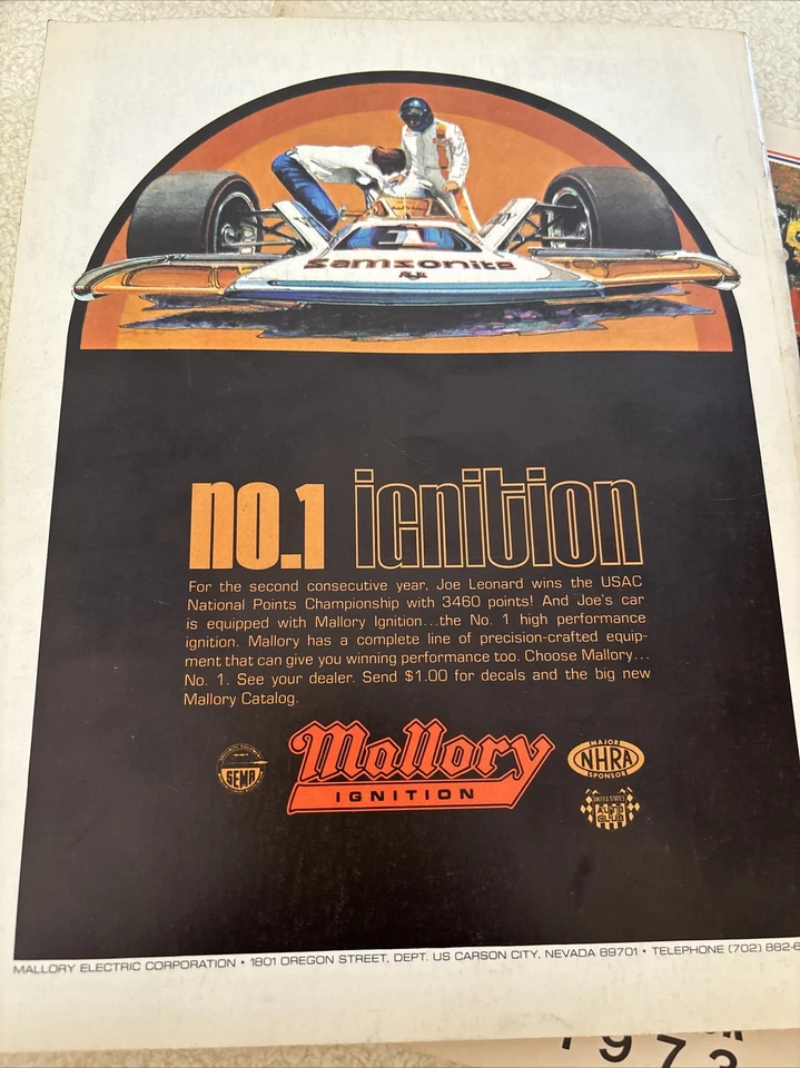 1973 United States Auto Club Yearbook Great Condition - Image 3 of 3