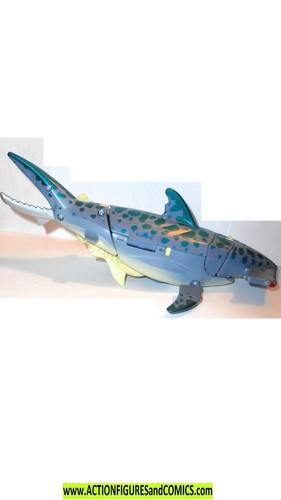 Transformers Beast Wars 1996 CYBERSHARK complete FULL CARD 1997 vintage shark - Picture 10 of 12