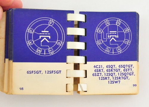 Tung-Sol Base Connections Guide Book, 1949 Spiral Bound in Fair condition - Picture 3 of 5