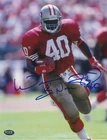 WILLIAM FLOYD  SAN FRANCISCO 49ERS  "BAR-NONE"  ACTION SIGNED 8x10