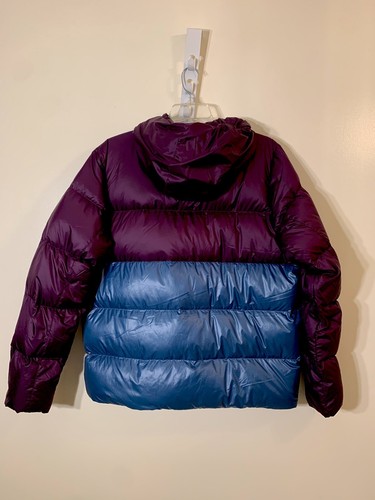 Marmot Guides Down fill Hoody puffer jacket purple fig moon river NWT sz L $275 - Picture 7 of 9