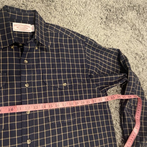 CC Filson NEW Men’s 100% Wool Shirt Overshirt In Navy Plaid Size L Extra Long - Picture 12 of 21