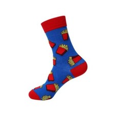 French Fries Socks Unisex Gift Idea UK 5-10.5 Mens Womens Socks Foodie Gift