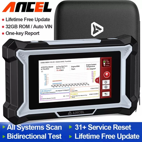 ANCEL DS160 Bidirectional Car Diagnostic OBD2 Scanner All System Fit For Ford - Foto 15 di 19