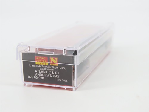 N Micro-Trains MTL #02500920 Per Diem Series ASAB "The Bay Line" Box Car #7035 - Picture 7 of 8