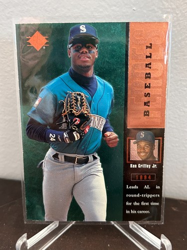 1997 Upper Deck SP Ken Griffey Jr (2) Baseball Heroes #511/2000, #1911/2000 - Picture 3 of 6