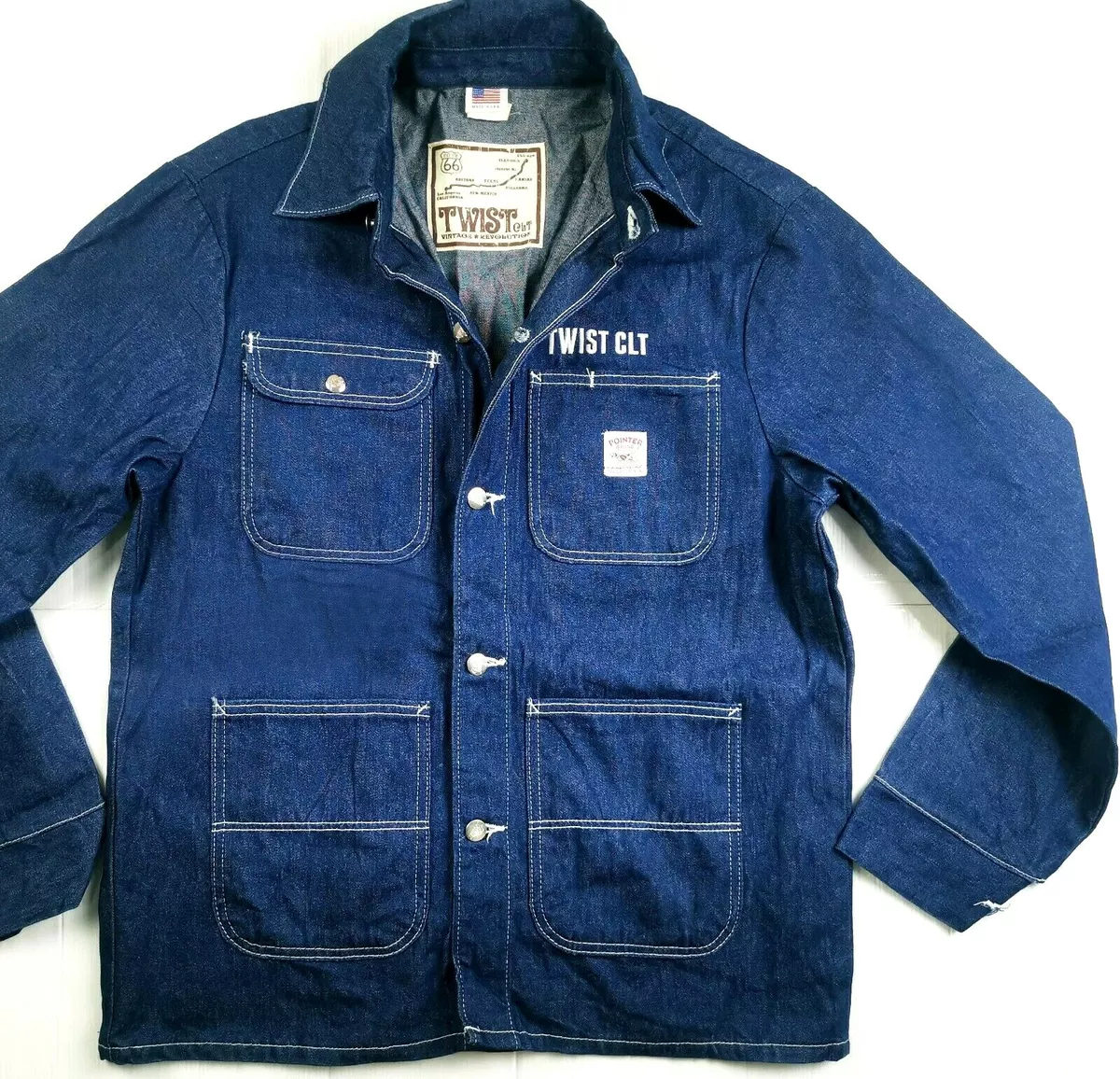 Louis Vuitton Workwear Denim Jacket Indigo. Size 44