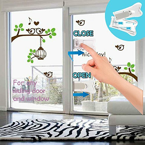 Sliding Door Lock For Child Safety Kongnai Baby Proof Patio Closet