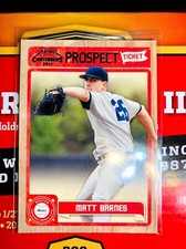 2011 Playoff Contenders Prospect Ticket Red Sox Baseball Card V582 Matt Barnes