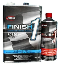 Finish 1 Clear Coat  FC740 with Activator 1 Gallon Kit