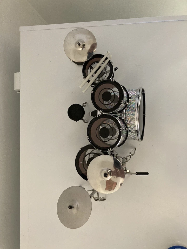 Miniature Drum Set, Drums Kit - Image 4 of 4